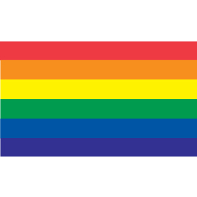 Rainbow flags gay lesbian glbt